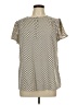 Fun2Fun 100% Polyester Ivory Short Sleeve Blouse Size L - photo 1
