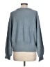 Ann Taylor LOFT Metallic Blue Pullover Sweater Size L - photo 2