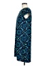 Merona 100% Polyester Print Blue Casual Dress Size M - photo 5