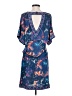 BCBGMAXAZRIA Paisley Blue Casual Dress Size XS - photo 2