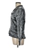 Jessica Metallic Gray Long Sleeve Blouse Size L - photo 5