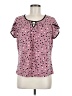 Adrienne Vittadini Pink Short Sleeve Blouse Size M - photo 1