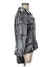 Jessica Metallic Gray Long Sleeve Blouse Size L - photo 4