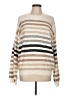 Ann Taylor Stripes Tan Pullover Sweater Size L - photo 1