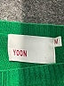 YOON Solid Green Pullover Sweater Size M - photo 7