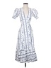 Reformation Floral Blue Casual Dress Size XS - photo 1