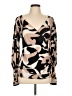 Julian Chang Brown 3/4 Sleeve Blouse Size L - photo 1