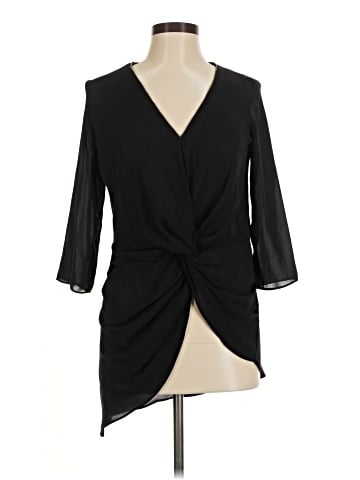 Zara Basic 3/4 Sleeve Blouse (view 1)