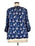 Ava Christine Blue 3/4 Sleeve Blouse Size 2X - photo 2