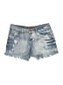Red Rivet Blue Denim Shorts Size 7 - photo 1