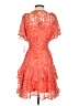 Taylor Paisley Orange Cocktail Dress Size 2 - photo 2