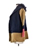 Field Flower 100% Wool Color Block Blue Wool Coat Size S - photo 5