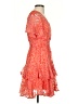 Taylor Paisley Orange Cocktail Dress Size 2 - photo 4