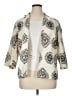 Coldwater Creek Print Ivory Blazer Size 16 - photo 1