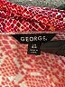 George Print Red Casual Skirt Size 12 - 14 - photo 4