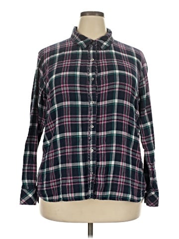 Riders by Lee Long Sleeve Button-Down Shirt (view 1)