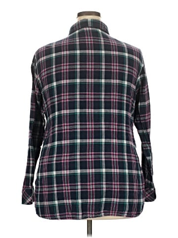 Riders by Lee Long Sleeve Button-Down Shirt (view 2)