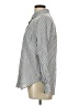 Old Navy Stripes Silver Long Sleeve Button-Down Shirt Size L - photo 5
