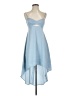 BCBGMAXAZRIA 100% Polyester Blue Cocktail Dress Size 0 - photo 1