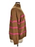 Cato Stripes Brown Turtleneck Sweater Size XL - photo 4
