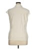 St. John Solid Ivory Short Sleeve Blouse Size 16 - photo 2