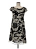 Nine West Graphic Gray Casual Dress Size 6 - photo 1