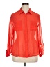 Decree 100% Polyester Red 3/4 Sleeve Blouse Size XL - photo 1