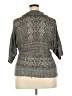 Jamie Nicole Collection Metallic Gray Pullover Sweater Size 2X - photo 2