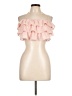 Le Lis Pink Sleeveless Blouse Size L - photo 1