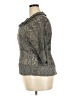 Jamie Nicole Collection Metallic Gray Pullover Sweater Size 2X - photo 5
