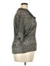Jamie Nicole Collection Metallic Gray Pullover Sweater Size 2X - photo 4