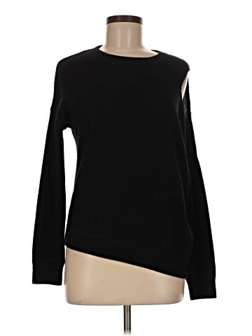 Aqua Cashmere Pullover Sweater (view 1)