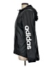 Adidas 100% Polyester Solid Black Windbreaker Size L - photo 5