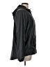Adidas 100% Polyester Solid Black Windbreaker Size L - photo 4