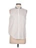 J.Crew White Sleeveless Button-Down Shirt Size 8 - photo 1