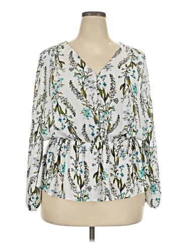 Worthington 3/4 Sleeve Blouse (view 1)