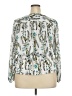 Worthington 100% Polyester Silver 3/4 Sleeve Blouse Size XXL - photo 2