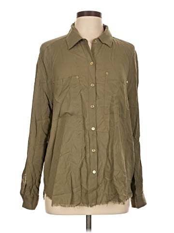 MICHAEL Michael Kors Long Sleeve Button-Down Shirt (view 1)