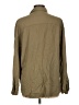 MICHAEL Michael Kors 100% Viscose Green Long Sleeve Button-Down Shirt Size L - photo 2