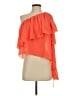 Devlin 100% Polyester Orange Sleeveless Top Size XS - photo 1