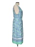 Old Navy Paisley Blue Casual Dress Size L - photo 4