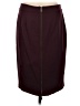 Halogen Solid Burgundy Formal Skirt Size 8 - photo 2