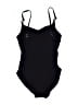 MICHAEL Michael Kors Solid Black One Piece Swimsuit Size 6 - photo 2