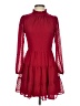 Mi ami 100% Polyester Hearts Red Cocktail Dress Size S - photo 1