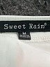 Sweet Rain 100% Polyester Ivory Short Sleeve Blouse Size M - photo 7