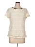 Talbots Ivory Short Sleeve Top Size 12 - photo 1