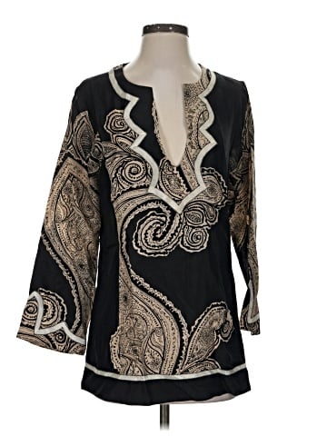 BCBGMAXAZRIA 3/4 Sleeve Blouse (view 1)