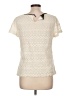 Talbots Ivory Short Sleeve Top Size 12 - photo 2