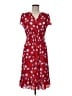Talbots Hearts Red Casual Dress Size 6 - photo 1