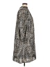 Ann Taylor 100% Polyester Animal Print Gray Casual Dress Size XL - photo 4